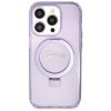 Guess GUHMP13XHRSGSU iPhone 13 Pro Max 6.1 fioletowy/purple hardcase Ring Stand Script Glitter MagSafe